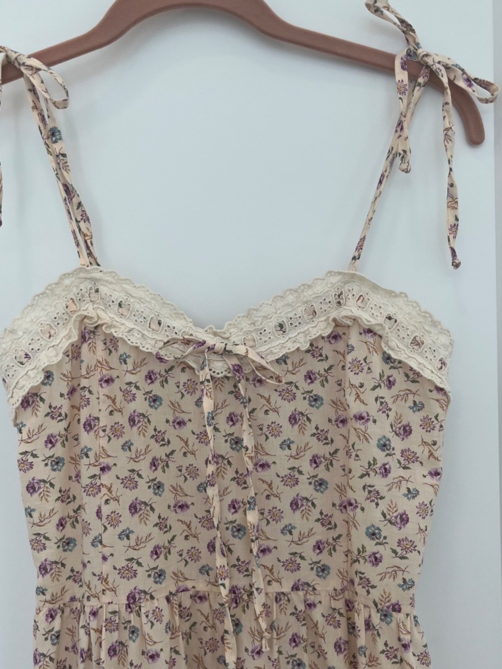 Christy Dawn Emma Dress oat straw cream S - Picture 2 of 7